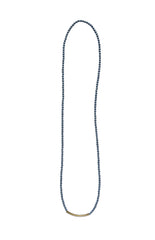 Elk -  Wood Metal/Fine Necklace - spearmint/silver