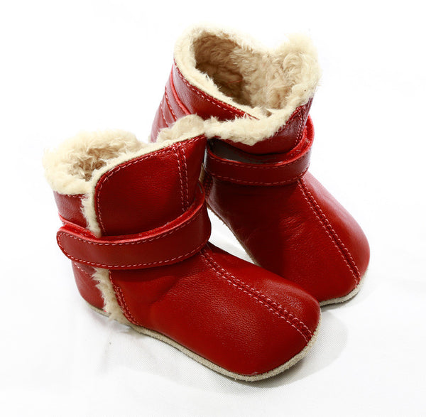 Skeanies - Infant Ugg Boots Red
